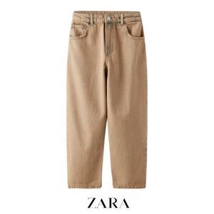 ZARA Kids | Light Beige | OVERDYED DENIM PANTS